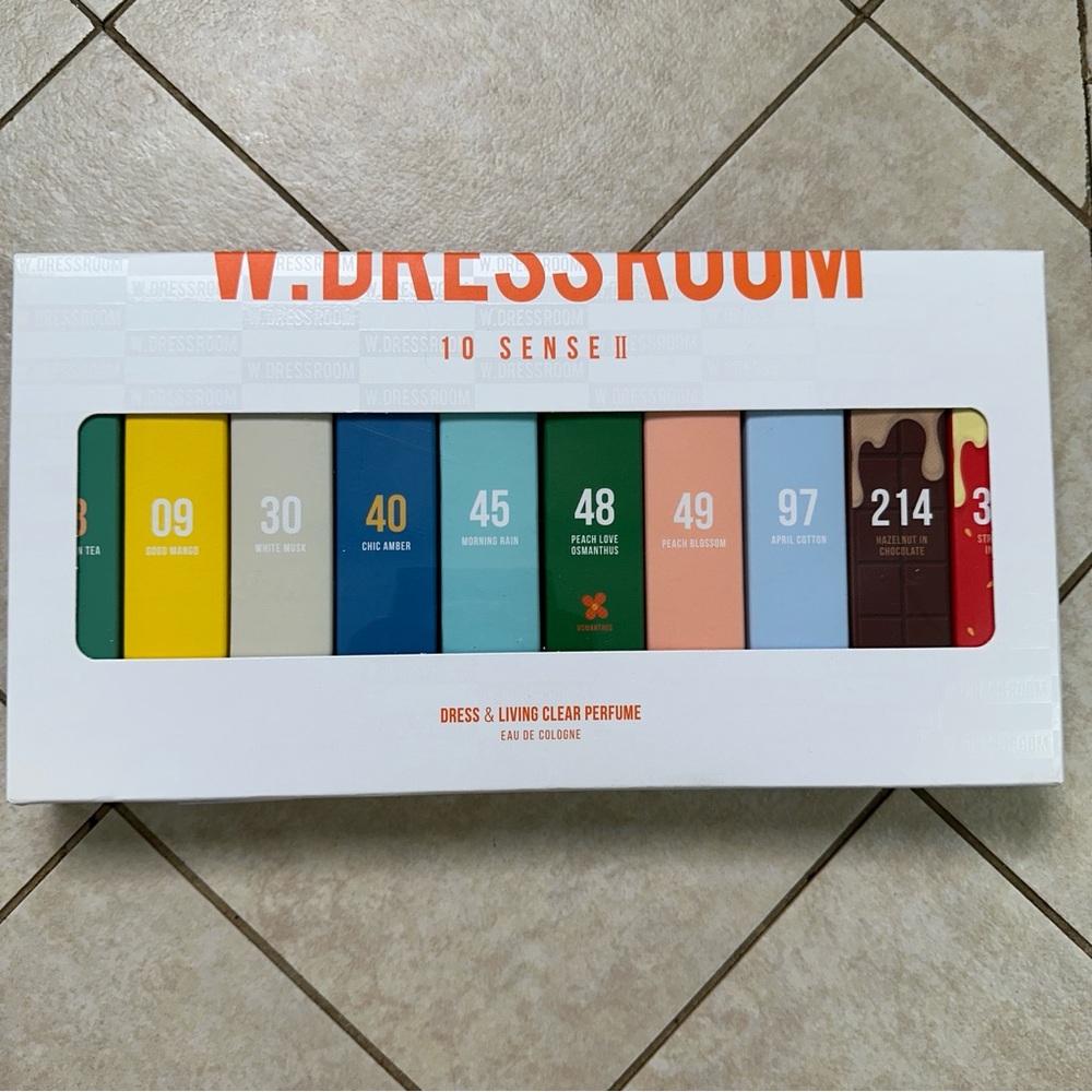 NEW SEALED W. DRESSROOM DRESS PERFUME 10 SENSE SET (30 ml)
